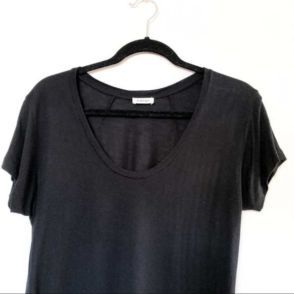 Totême Cashmere Black Tee - Picture 10 of 11